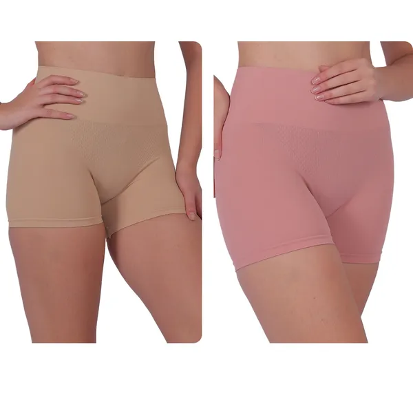 Pack_of_2:_Women's_PIA_Shaping_Boxers,_Peach_&_Beige