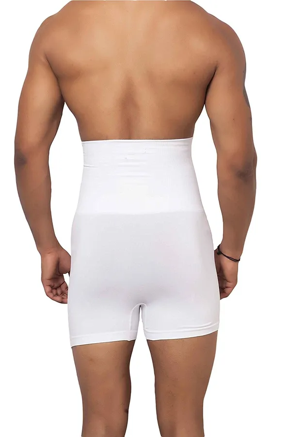 White_Tummy_And_Thigh_Full_Body_Shapewear_For_Men