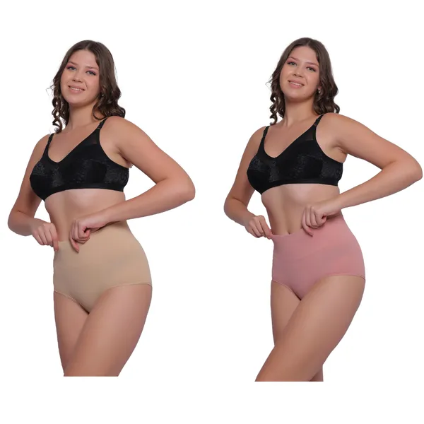 Pack_of_2:_Women's_PIA_Shaping_Tummy_Tucker_Boxer_Brief_Shorts,_Beige_&_Peach