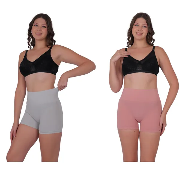 Pack_of_2:_Women's_PIA_Shaping_Boxers,_Grey_&_Peach