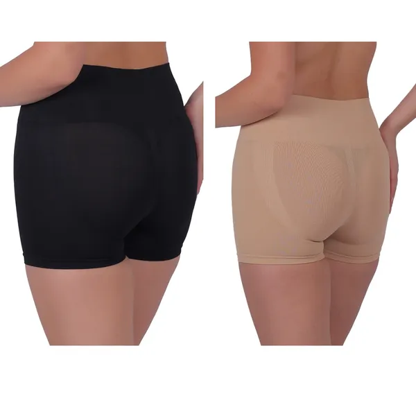 Pack_of_2:_Women's_PIA_Shaping_Boxers,_Black_&_Beige