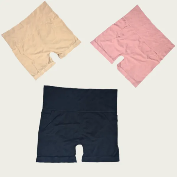PIA_3-Pack:_Women's_Shaping_Boxers_(Beige,_Black,Peach)