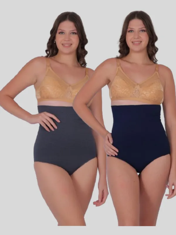 Pack_of_2:_PIA_Trends_High_Waist_Shaping_Briefs_(Navy_Blue__&_Grey)