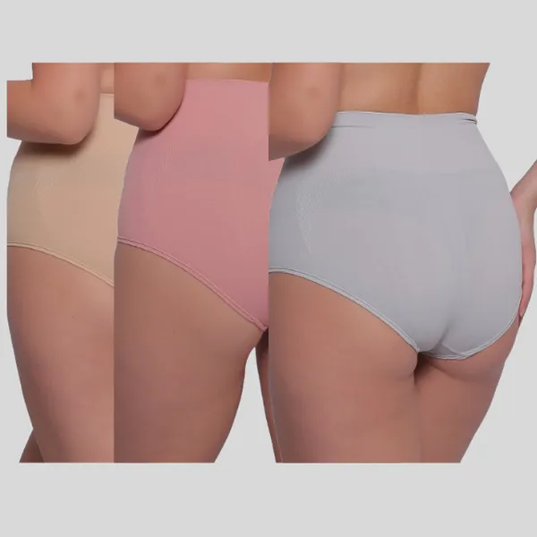 PIA_3-Pack:_Women's_Shaping_Tummy_Tucker_Boxer_Brief_s_(Peach,_Beige,_Grey)