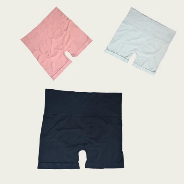 PIA_3-Pack:_Women's_Shaping_Boxers_(Peach,Grey,_Black)