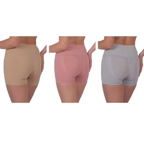 PIA_3-Pack:_Women's_Shaping_Boxers_(Peach,_Grey,_Beige)