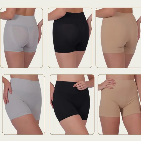 PIA_3-Pack:_Women's_Shaping_Boxers_(_Beige,_Black,Grey)