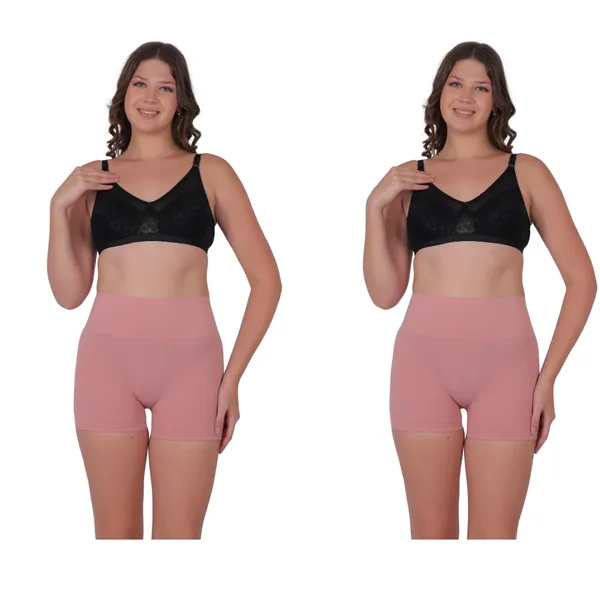 Pack_of_2:_Women's_PIA_Shaping_Boxers,_Peach_&_Peach