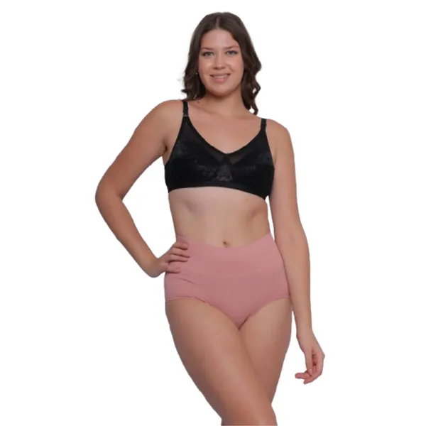 PIA_Peach_Tummy_Tucker_Mid_Rise_Panties_-_Women's_Peach_Underwear