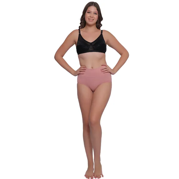 PIA_Peach_Tummy_Tucker_Mid_Rise_Panties_-_Women's_Peach_Underwear