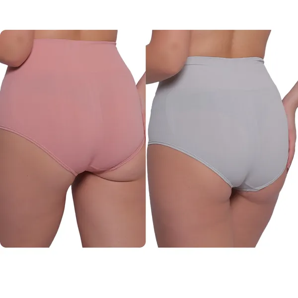 Pack_of_2:_Women's_PIA_Shaping_Tummy_Tucker_Boxer_Brief_Shorts,_Grey_&_Peach