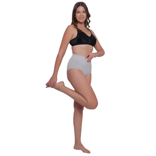 PIA_Grey_Tummy_Tucker_Mid_Rise_Panties_-_Women's_Grey__Underwear