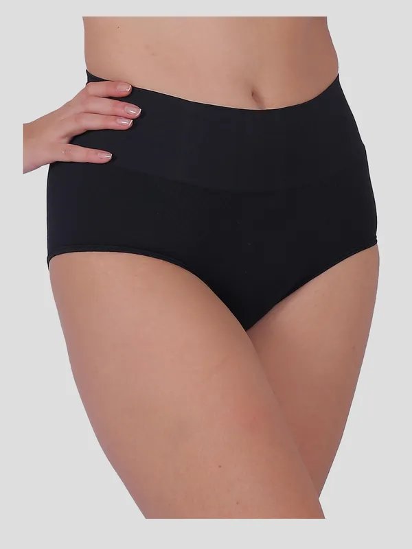 Pack_of_2:_Women's_PIA_Shaping_Tummy_Tucker_Boxer_Brief_Shorts,_Peach_&_Black