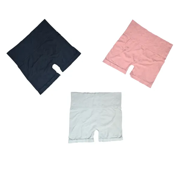PIA_3-Pack:_Women's_Shaping_Boxers_(Grey,Peach,_Black)