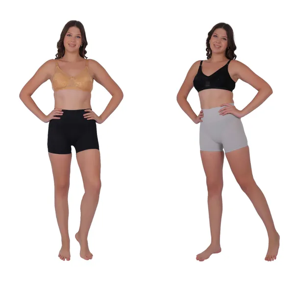 Pack_of_2:_Women's_PIA_Shaping_Boxers,_Grey__&_Beige