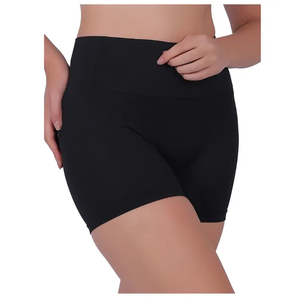 PIA_Black_Tummy_Tucker_Shorts_-_Women's_Black_Underwear