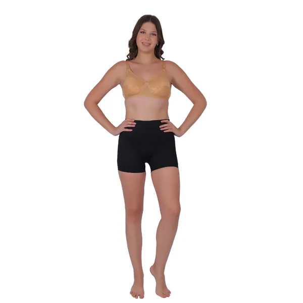 PIA_Black_Tummy_Tucker_Shorts_-_Women's_Black_Underwear