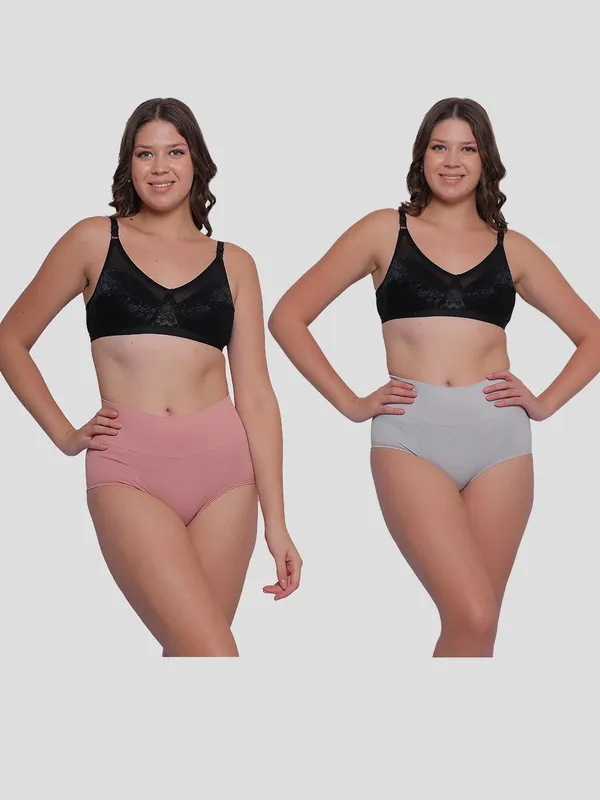 Pack_of_2:_Women's_PIA_Shaping_Tummy_Tucker_Boxer_Brief_Shorts,_Peach_&_Grey