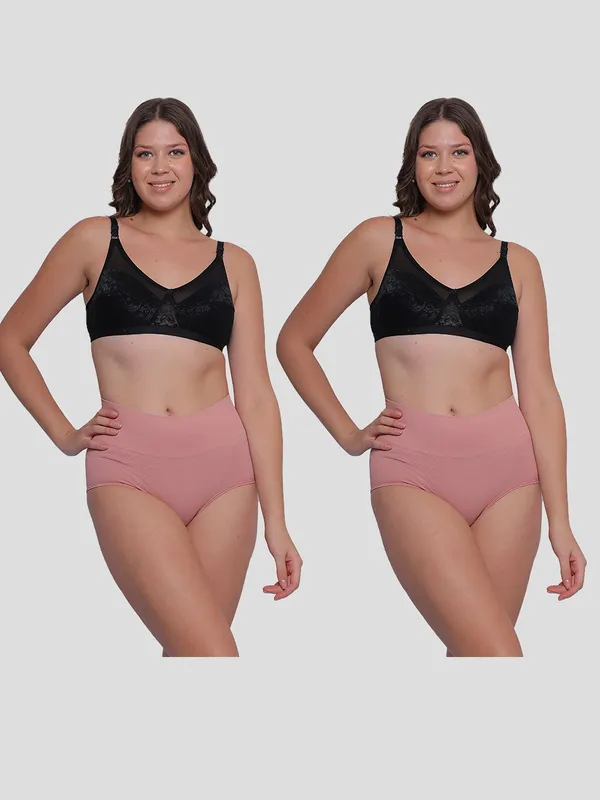 Pack_of_2:_Women's_PIA_Shaping_Tummy_Tucker_Boxer_Brief_Shorts,_Peach_&_Peach