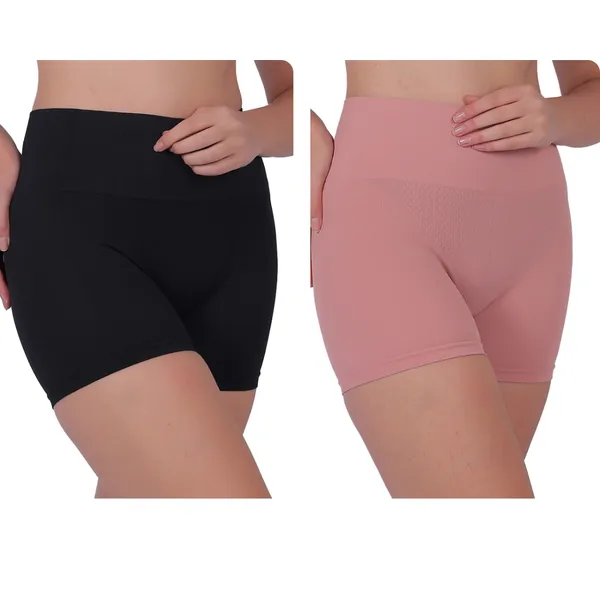 Pack_of_2:_Women's_PIA_Shaping_Boxers,_Black_&_Peach