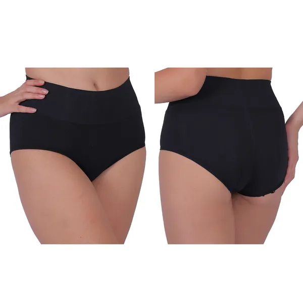 PIA_3-Pack:_Women's_Shaping_Tummy_Tucker_Boxer_Brief_s_(Grey,_Beige,_Black)