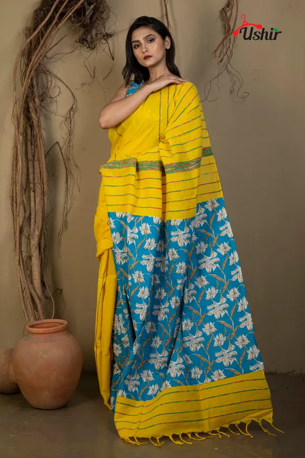 Butterfly_Printed_Cotton_Saree