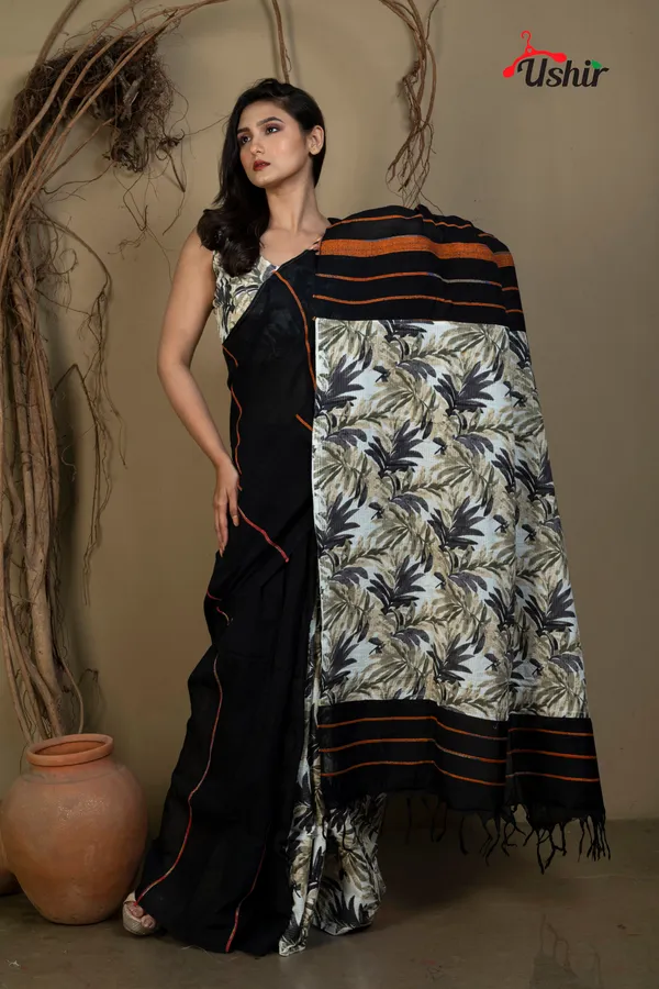 Jharapata_Cotton_Printed_Saree
