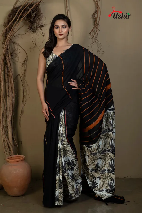 Jharapata_Cotton_Printed_Saree