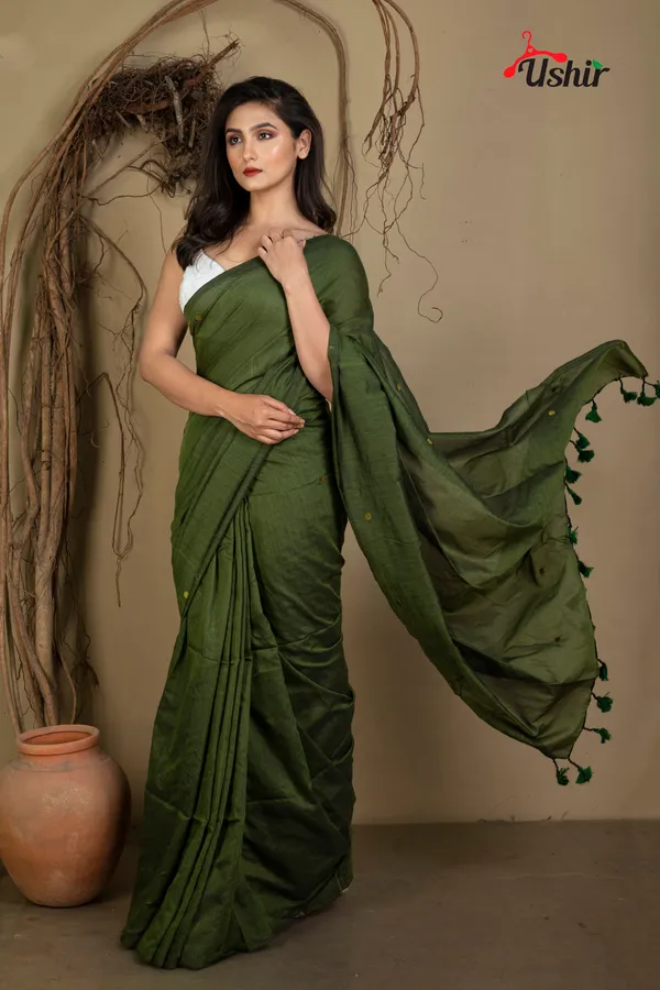 Oliveen_Sequence_Cotton_Saree