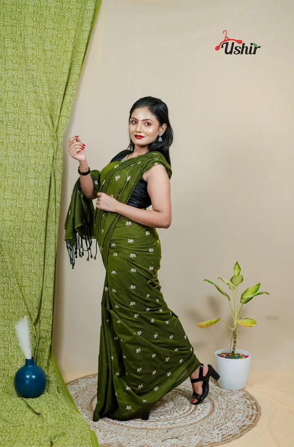Pistas_Embroidery_Cotton_Saree