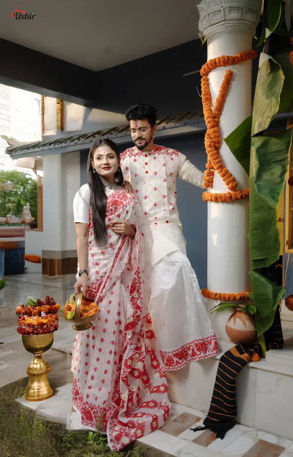 Red_&_white_dhskai_couple_set