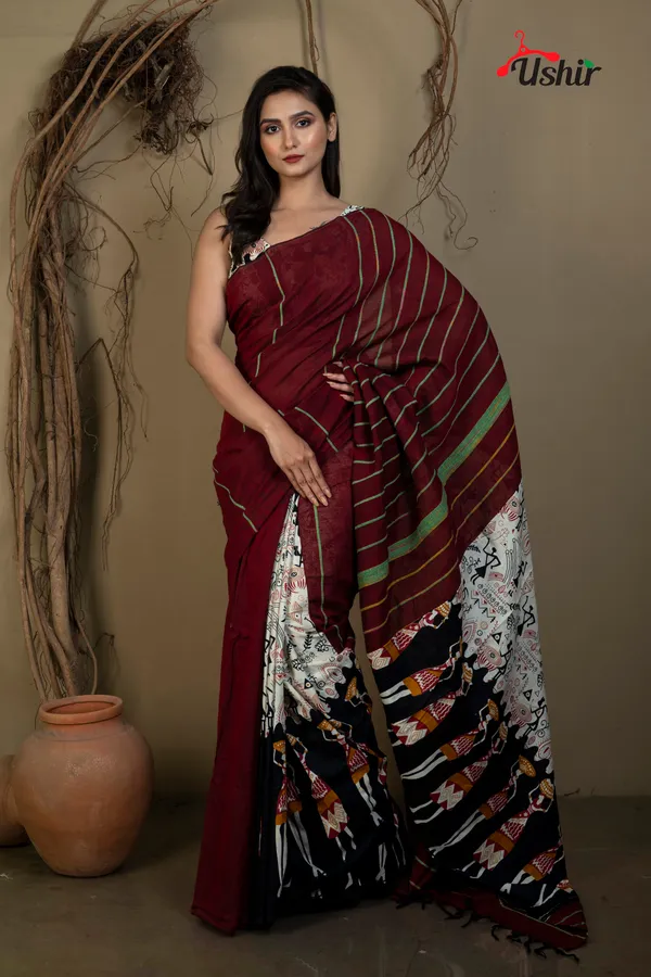 Roshna_Cotton_Printed_Saree