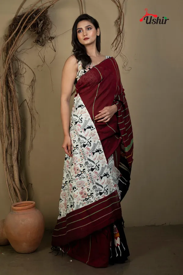 Roshna_Cotton_Printed_Saree