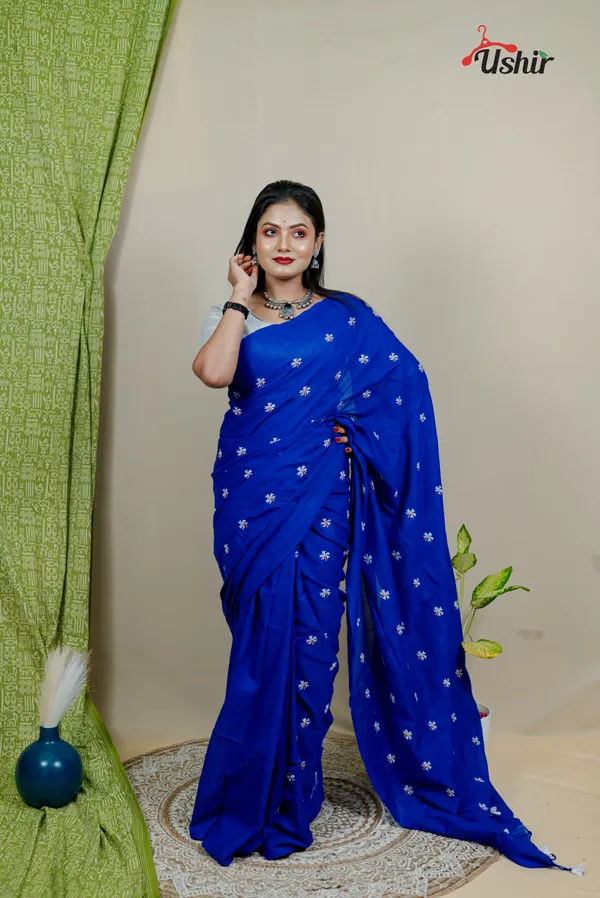 Titan_Embroidery_Cotton_Saree