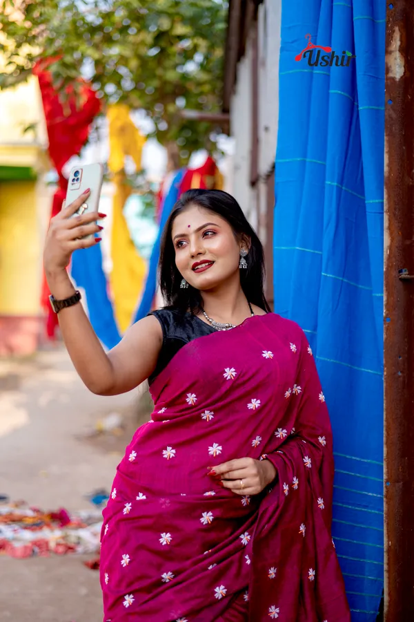 Violetty_Embroidery_Cotton_Saree