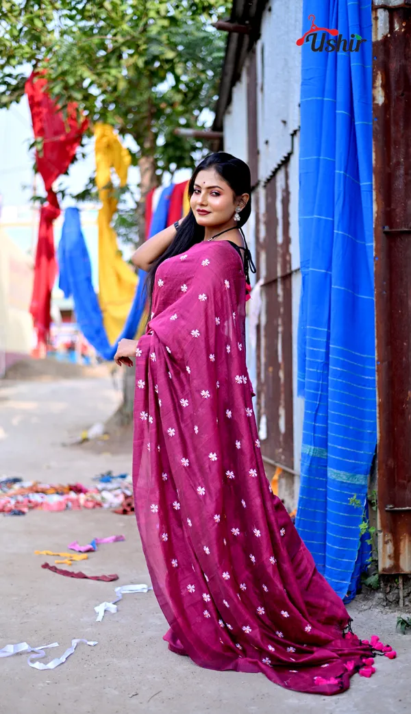 Violetty_Embroidery_Cotton_Saree