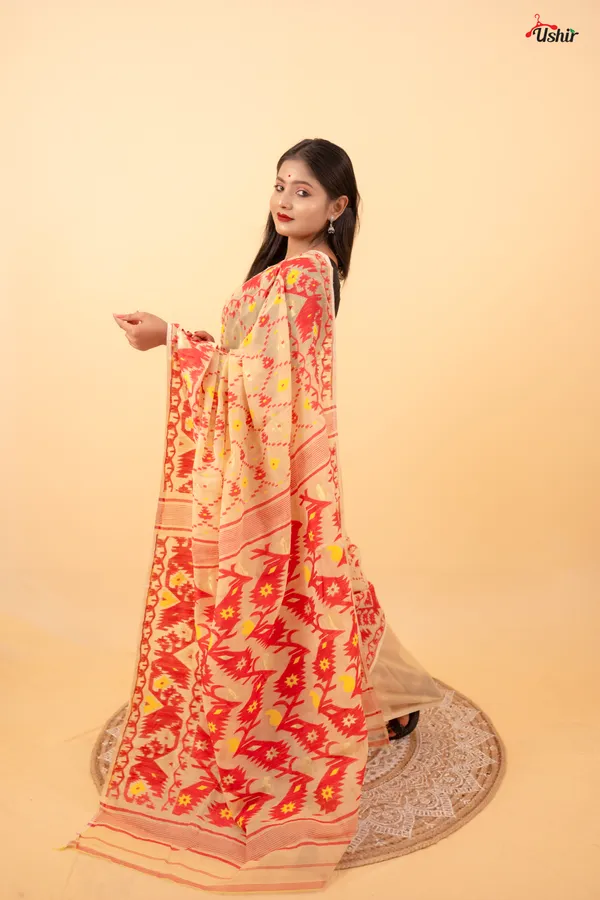 Tussar_Dhakai_Jamdani_Saree