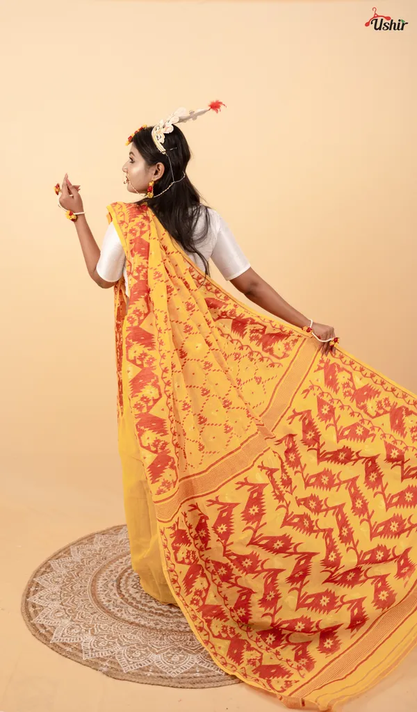 Yellow_Dhakai_Jamdani_Saree