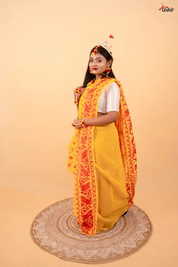 Yellow_Dhakai_Jamdani_Saree