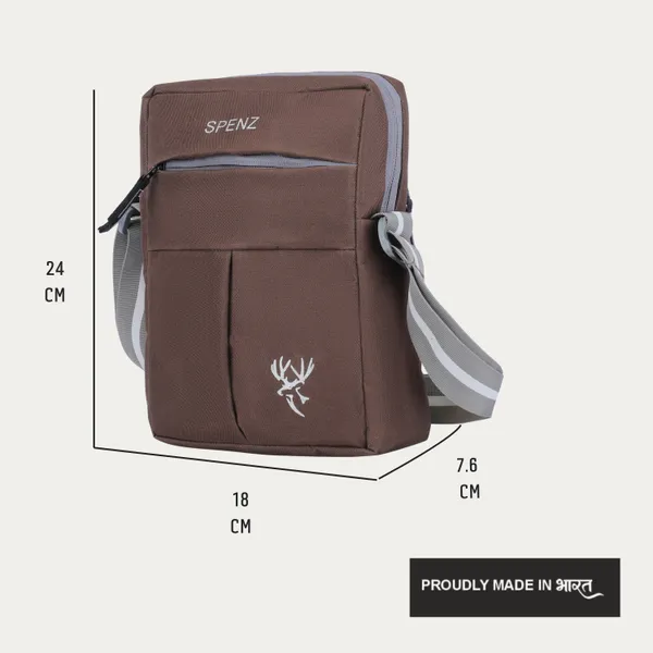 Brown_Durable_Cross_Body_Bag_Set_Of_5