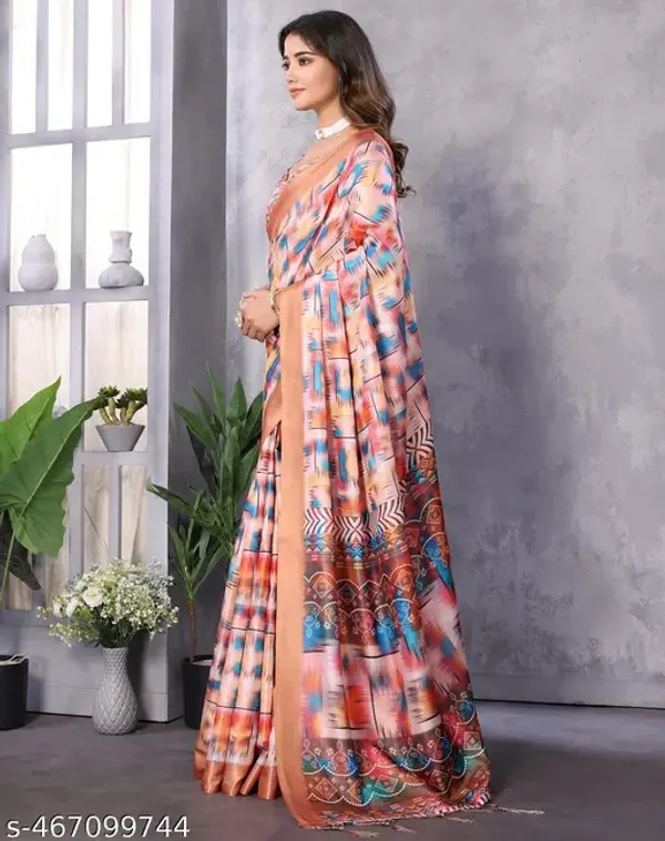 Orange_Oasis_Cotton_Art_Silk_Digital_Printed_Saree_with_Weaving_Border_and_Tassels_on_Pallu