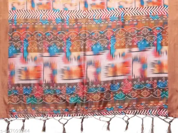 Orange_Oasis_Cotton_Art_Silk_Digital_Printed_Saree_with_Weaving_Border_and_Tassels_on_Pallu
