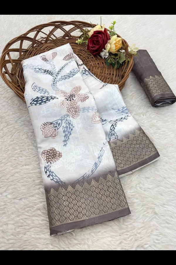 Brown_Dola_Silk_Digital_Print_Saree_with_Woven_Border
