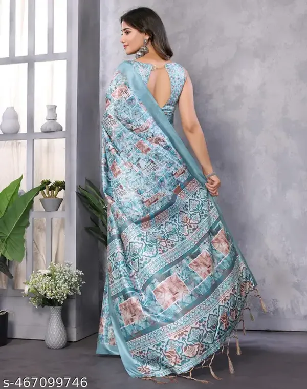 Sky's_Delight_Cotton_Art_Silk_Digital_Printed_Saree_with_Weaving_Border_and_Tassels_on_Pallu