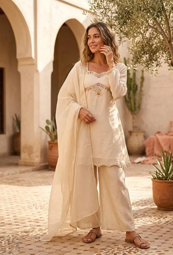 Designer_Indo_Western_Kurta_Palazzo_Set_with_Dupatta