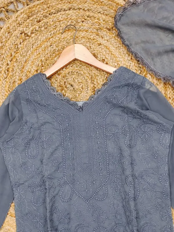 Grey_Fox_Georgette_Chikankari_Work_Three_Piece_Suits
