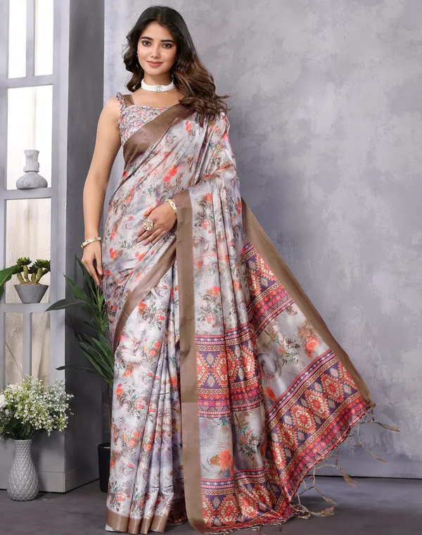 Lavender_Charm_Cotton_Art_Silk_Digital_Printed_Saree_with_Weaving_Border_and_Tassels