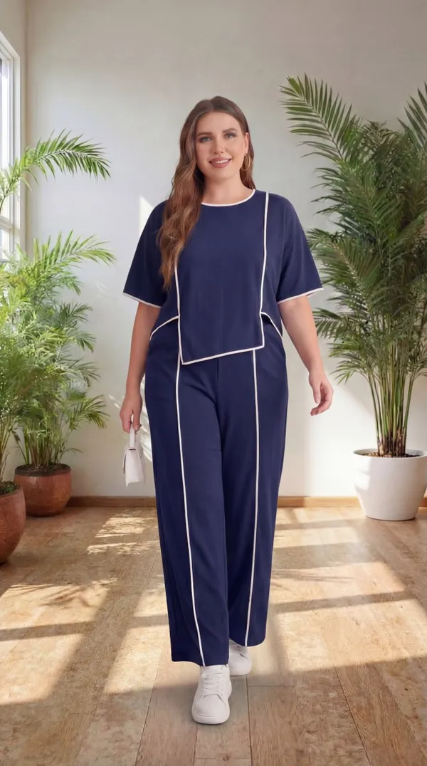 Navy_Blue_Trendy_Co-Ord_Sets_|_Round_Neck_Half_Sleeve_Lycra_Knitted_|_Multi-Color_|_Office_&_Festive_Wear