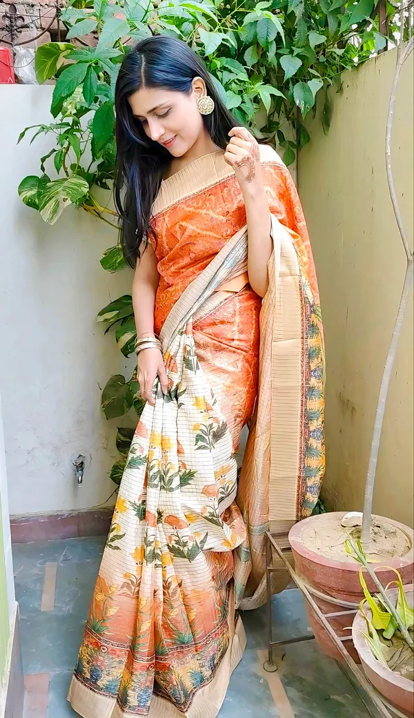 Orange_Digital_Printed_Jari_Mysore_Silk_Saree_with_Blouse