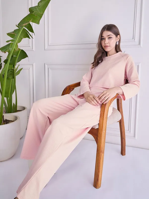 Peach_Full_Sleeve_Co-ord_Set_for_Women
